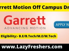 Garrett Motion off campus drive