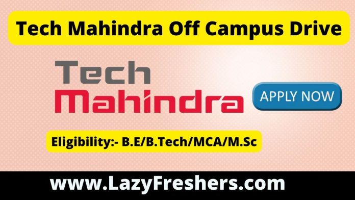 Tech Mahindra off campus drive