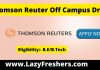 Thomson Reuters off campus drive